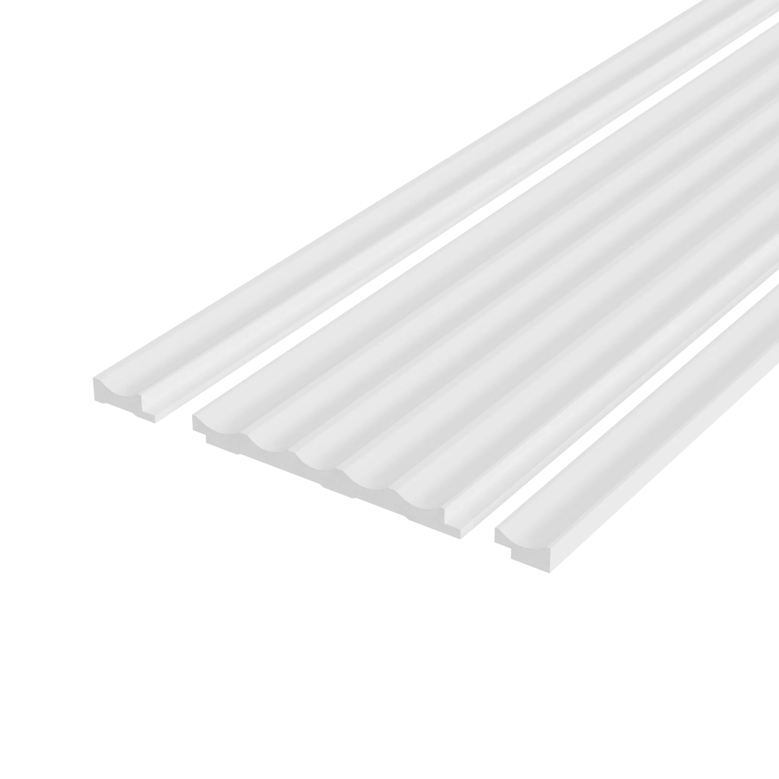 Profil stanga riflaj decorativ, Waves L, 3.8x1.3x270 cm [3]