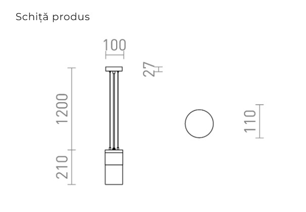 QUINN SUSPENDAT - Lampă suspendată de exterior [2]