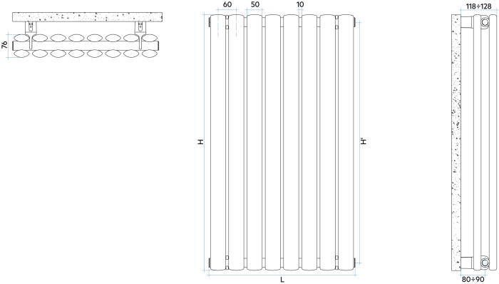 RADIATOR ELLIPSIS_V2 VERTICAL [5]