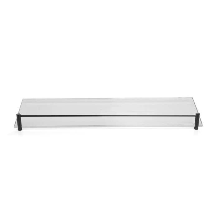 Raft de perete cu sticlă transparentă MENSOLE , 40 cm [2]