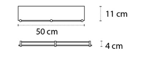 RAFT TRANSPARENT 0655 CROMO 50 CM [2]