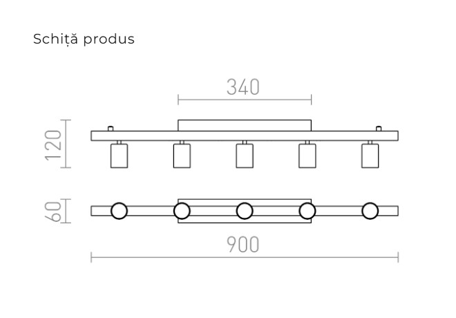 RALLONG V DE TAVAN - abajururi pentru lampă [2]