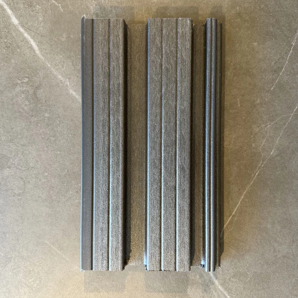 Riflaj decorativ duropolimer, negru - 2900 mm × 120 mm × 12 mm [4]