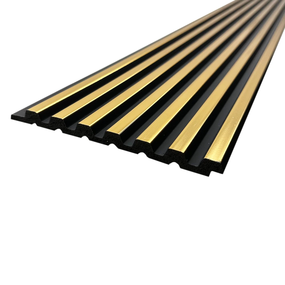 Riflaj decorativ imitatie lemn deschis, 120 mm [2]