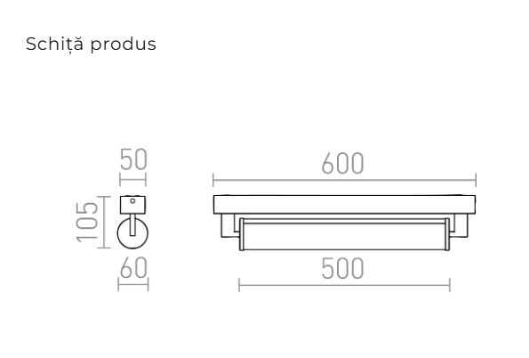 ROCCA 60 – LAMPĂ LED DE PERETE [3]