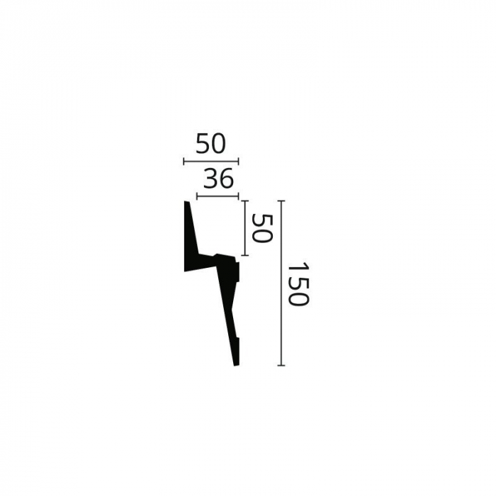 Scafa decorativa IL8 150x50x2000 [2]