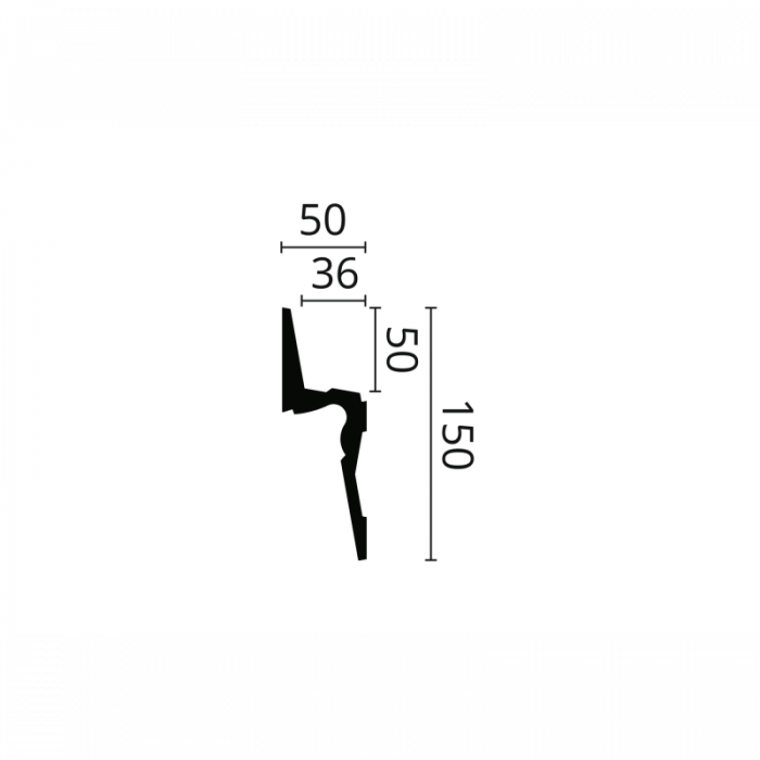 Scafa decorativa IL9 150x50x2000 [2]