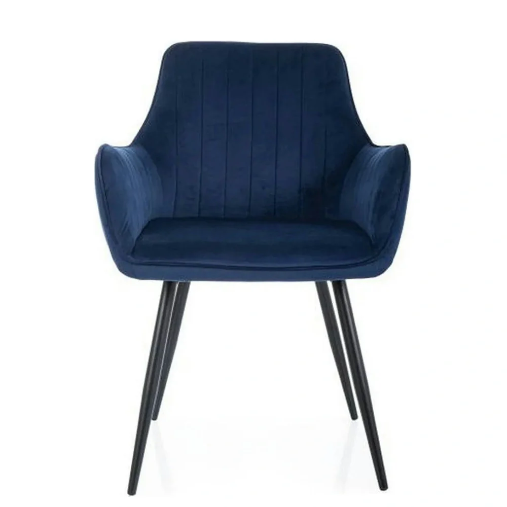 Scaun APPLE – 57x47x85 cm, albastru Bluvel 86 / negru [4]