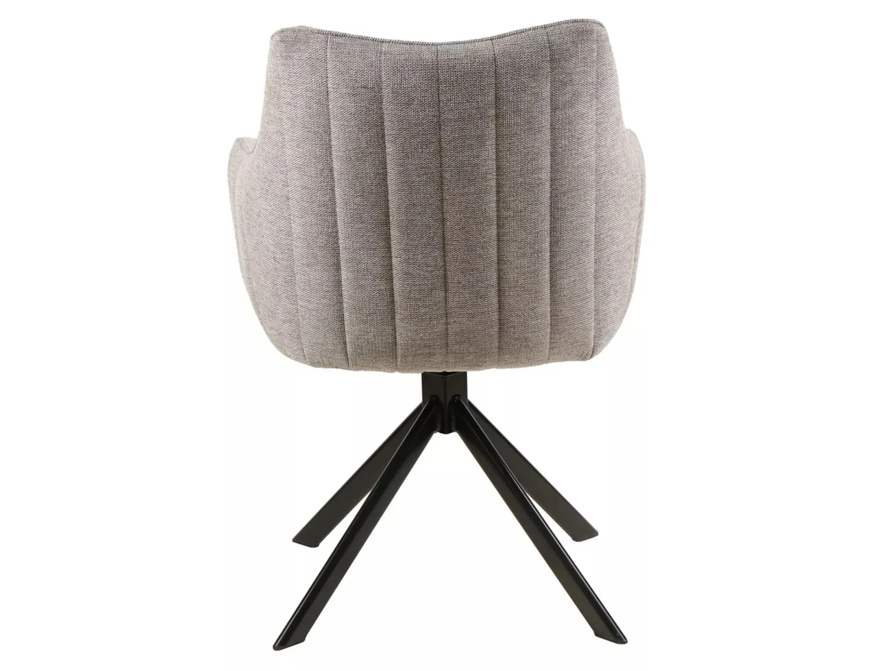 Scaun AZALIA BREGO – 50x61x86 cm, gri / negru mat, stofă Brego 22 [3]