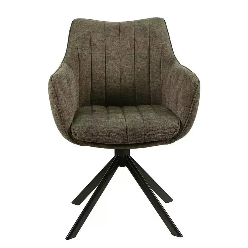 Scaun AZALIA BREGO – 50x61x86 cm, verde olive/negru [2]