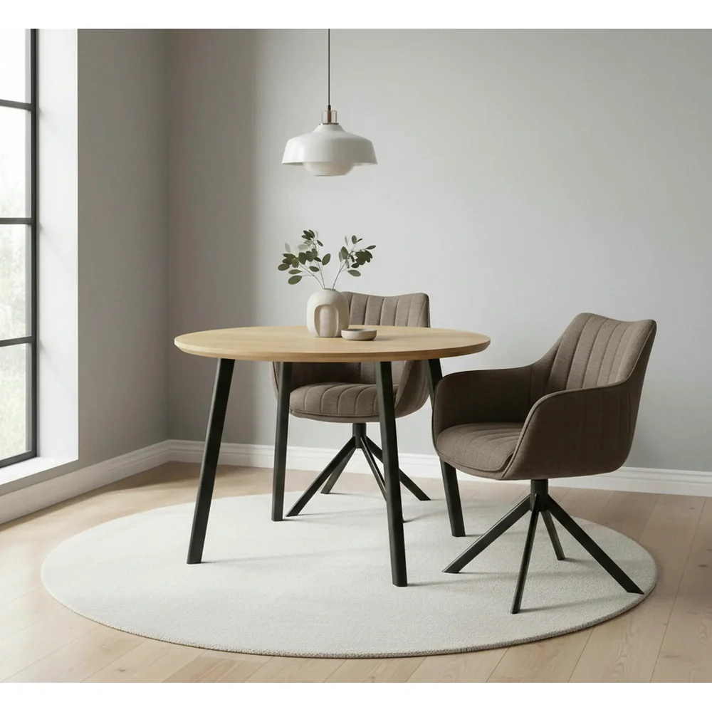 Scaun AZALIA BREGO – 50x61x86 cm, verde olive/negru [4]
