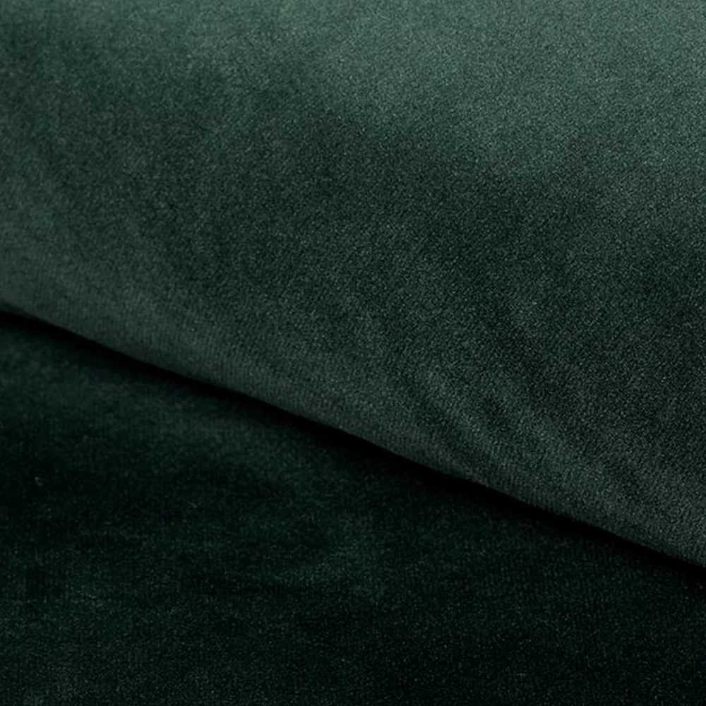 Scaun AZALIA VELVET – 61x44x86 cm, verde / negru, stofă catifelată / metal [2]