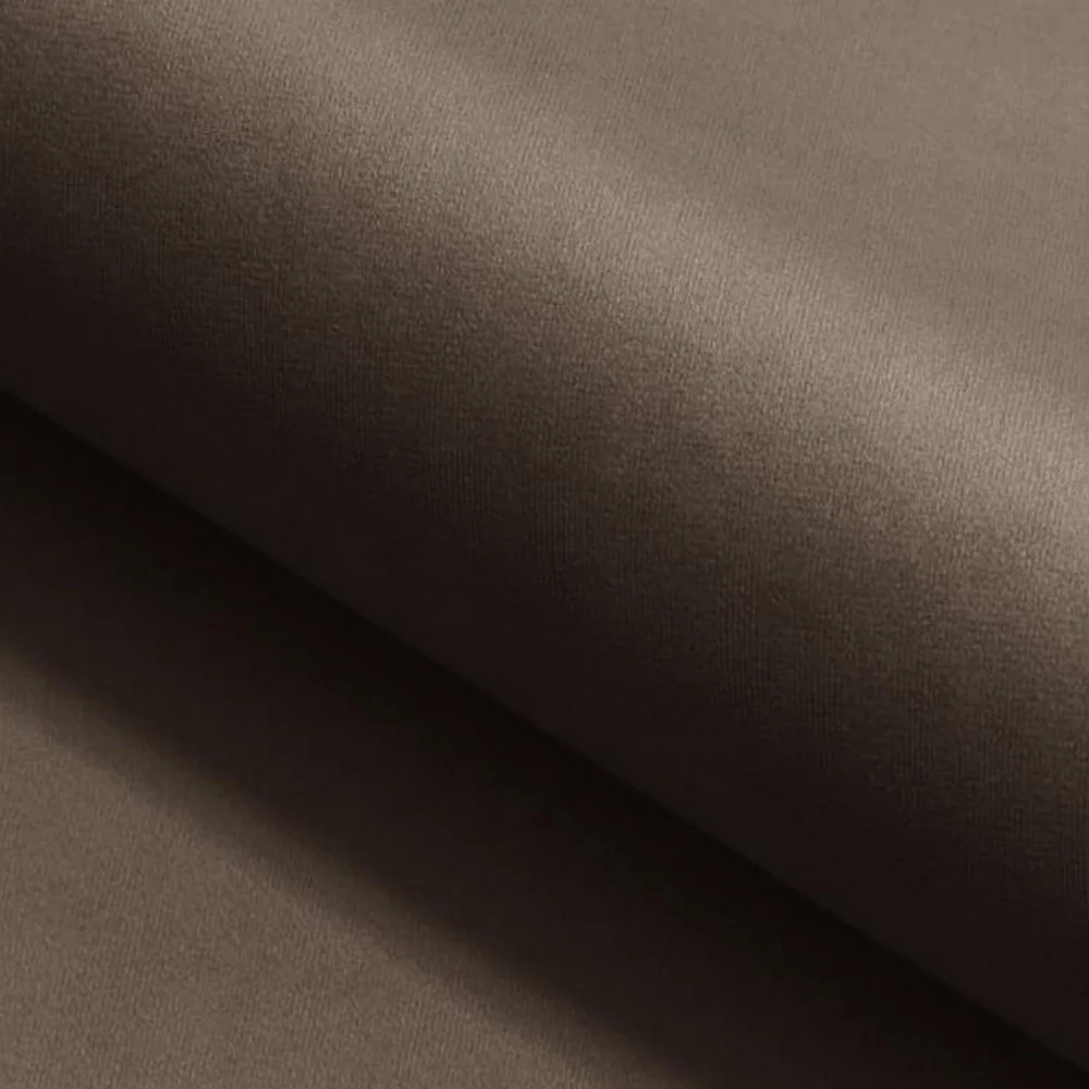 Scaun AZALIA VELVET – 61x44x86 cm, cappuccino/negru, stofa catifelata/metal [4]