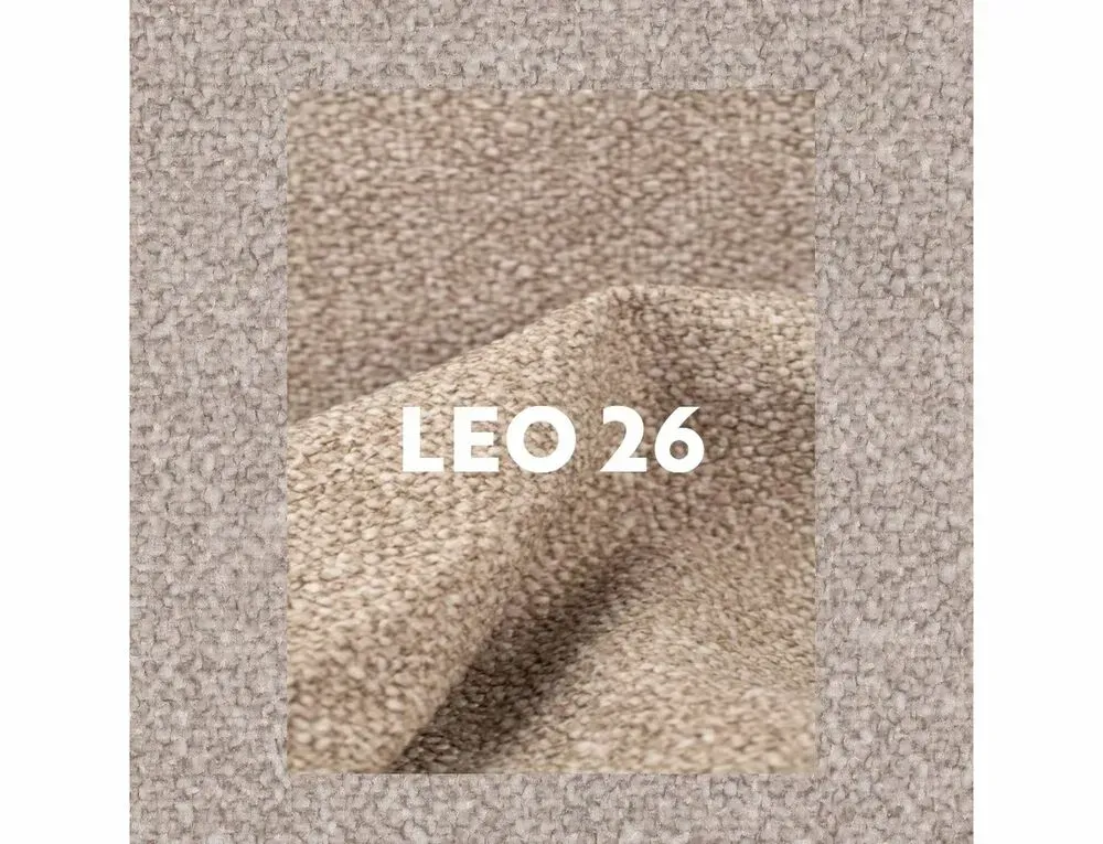 Scaun BALLO LEO – 56x45x84 cm, bej / negru, stofă clasică / metal [4]