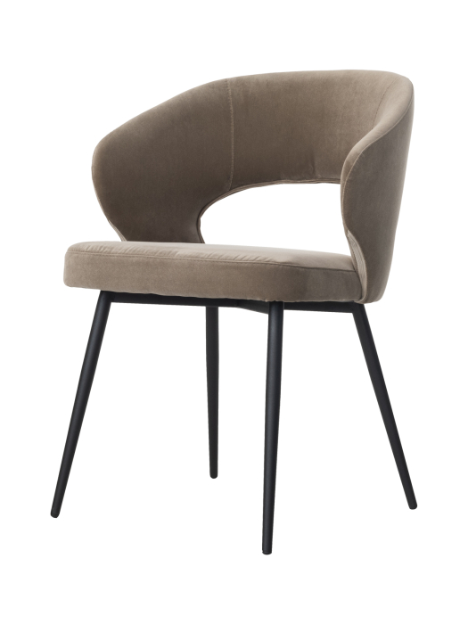 Scaun CASSIUS WOOD CONIC METAL LEGS -  56 W x 56 D x 80 H [2]