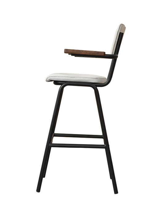 Scaun de Bar SCHOOLCHAIR BARSTOOL cu brațe - 43 W x 50 D x 108 H [4]