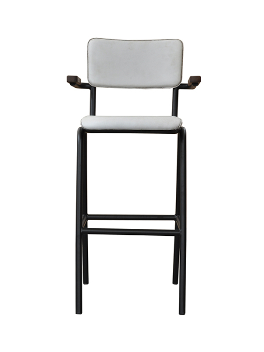 Scaun de Bar SCHOOLCHAIR BARSTOOL cu brațe - 43 W x 50 D x 108 H [3]