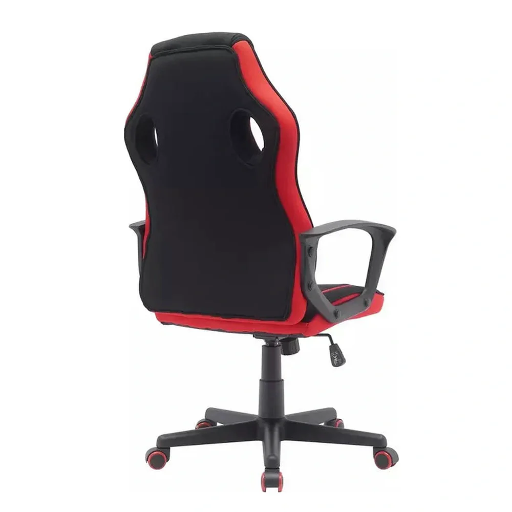 Scaun de birou DAKAR negru/roșu – 63x48x106/114 cm [4]