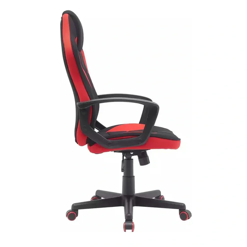 Scaun de birou DAKAR negru/roșu – 63x48x106/114 cm [3]