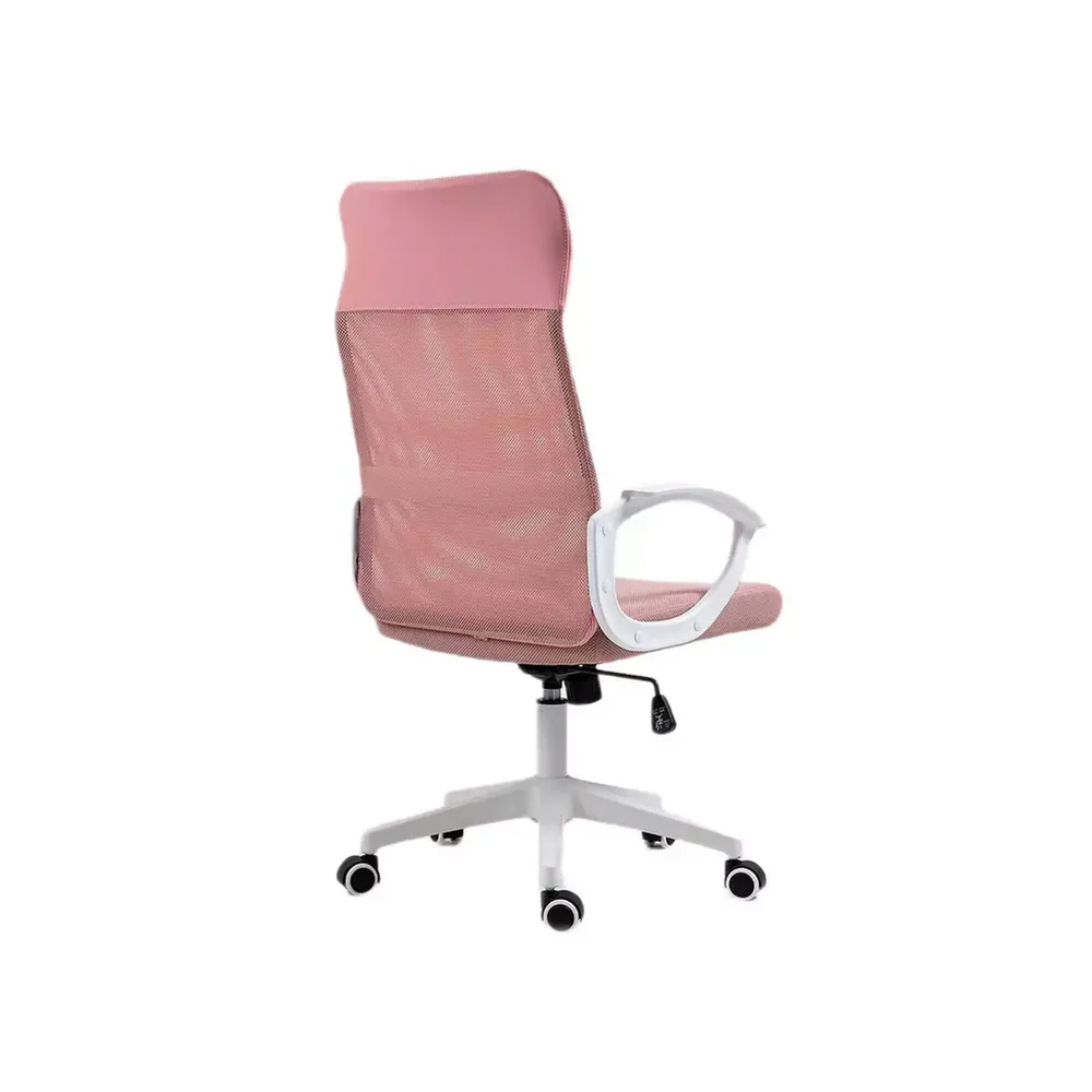 Scaun de birou Q-026 roz – 59x48x107/117 cm [3]
