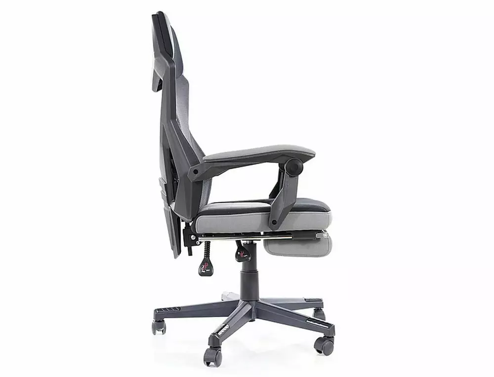 Scaun de birou Q-939 negru/gri – 56x48x108/120 cm [2]