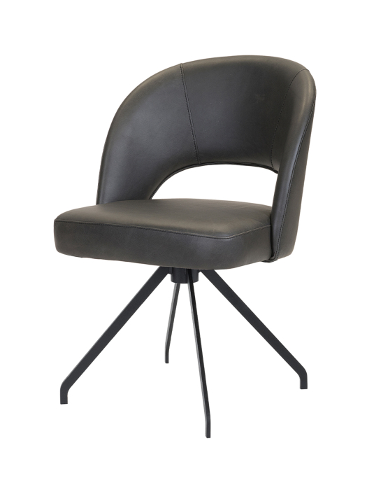 Scaun Rotativ DEX - 53 x 60 x 84 cu Picioare Metalice [4]
