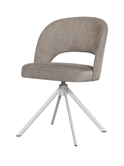 Scaun Rotativ DEX - 53 x 60 x 84 cu Picioare Metalice [3]