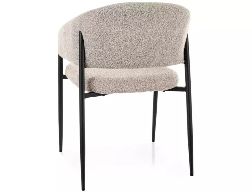 Scaun dining AKITA – 59x56x78 cm, 231 bej / negru mat [2]