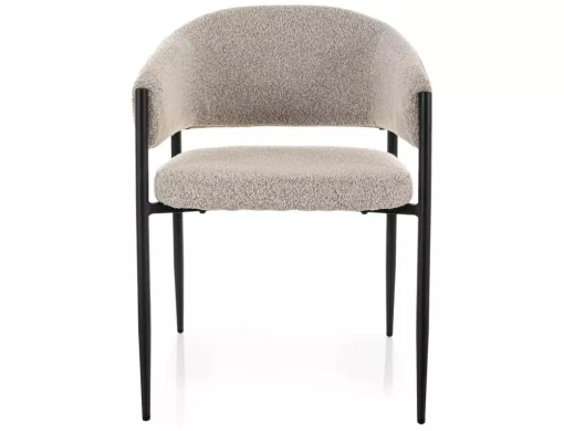 Scaun dining AKITA – 59x56x78 cm, 231 bej / negru mat [3]