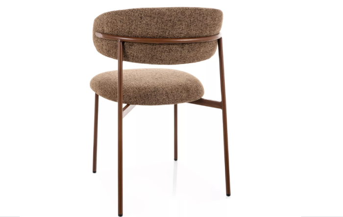 Scaun ELTON D NOELLE - 56x46x80 cm, stofa clasica/metal, bej [3]
