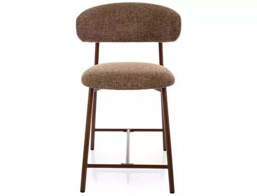 Scaun ELTON H2 NOELLE – cappuccino 45 / nuc, tapițerie textilă / metal [3]