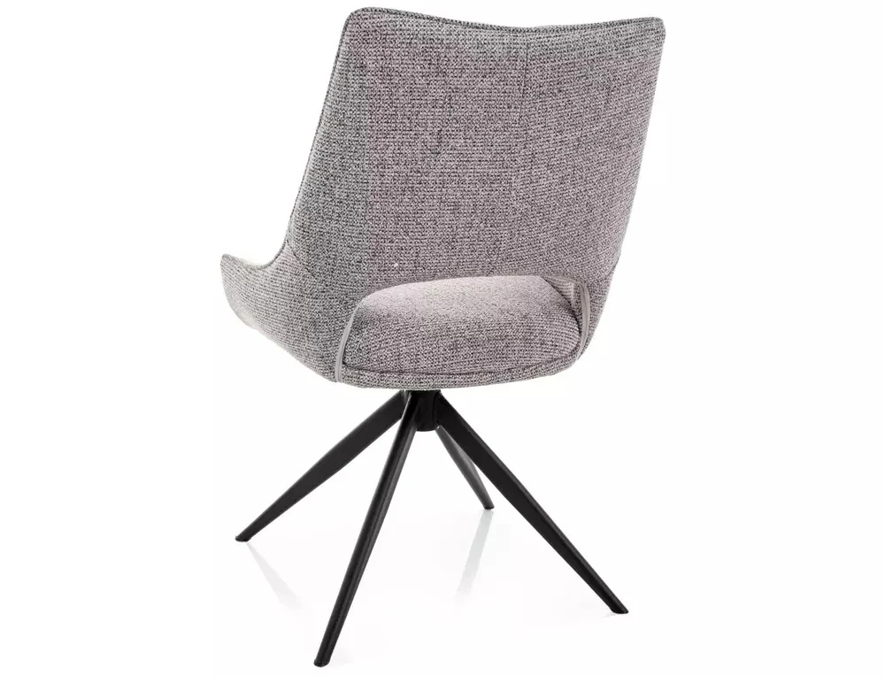 Scaun FINO I – 46x56x87 cm, gri 09 / negru mat [3]