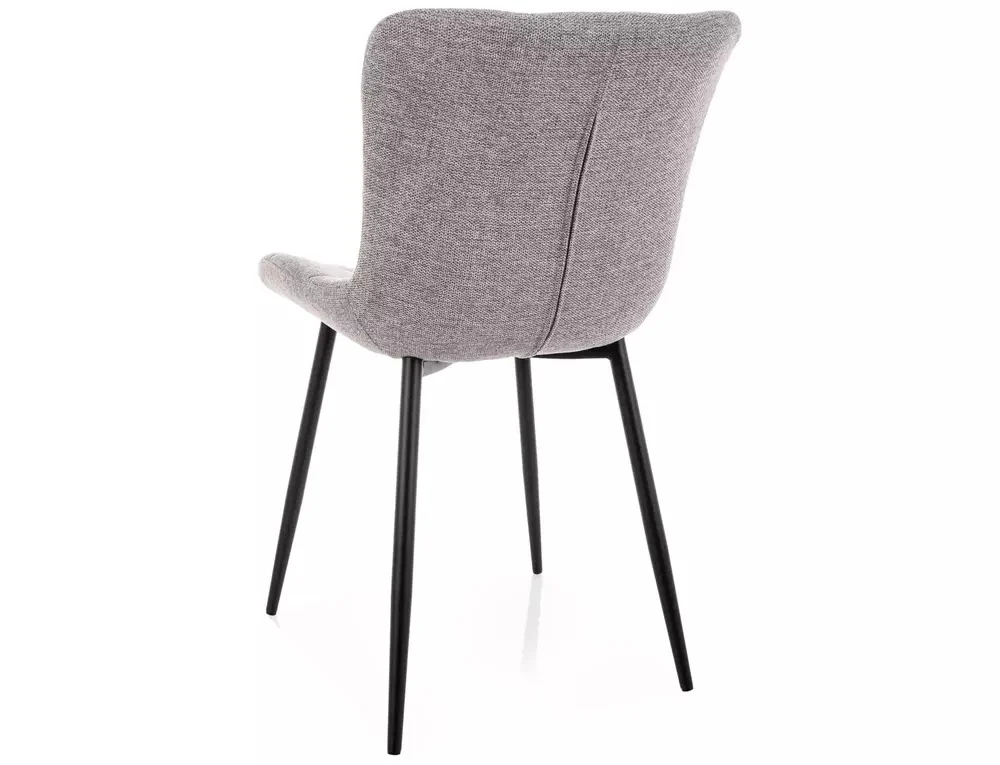 Scaun JULIA BREGO – 50x47x82 cm, gri / negru mat [2]