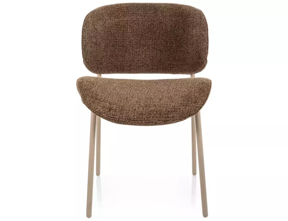Scaun KISO NOELLE – 52x59x81 cm,  cappuccino 45 / cașmir [2]