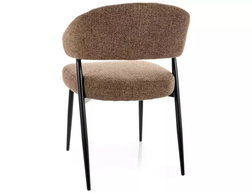 Scaun LUCIO NOELLE – 48x55x80 cm, cappuccino / negru mat [2]