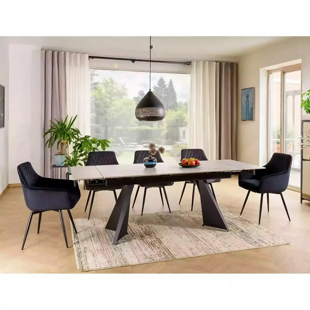 Scaun MARLO – 55x58x88 cm, gri / negru [3]