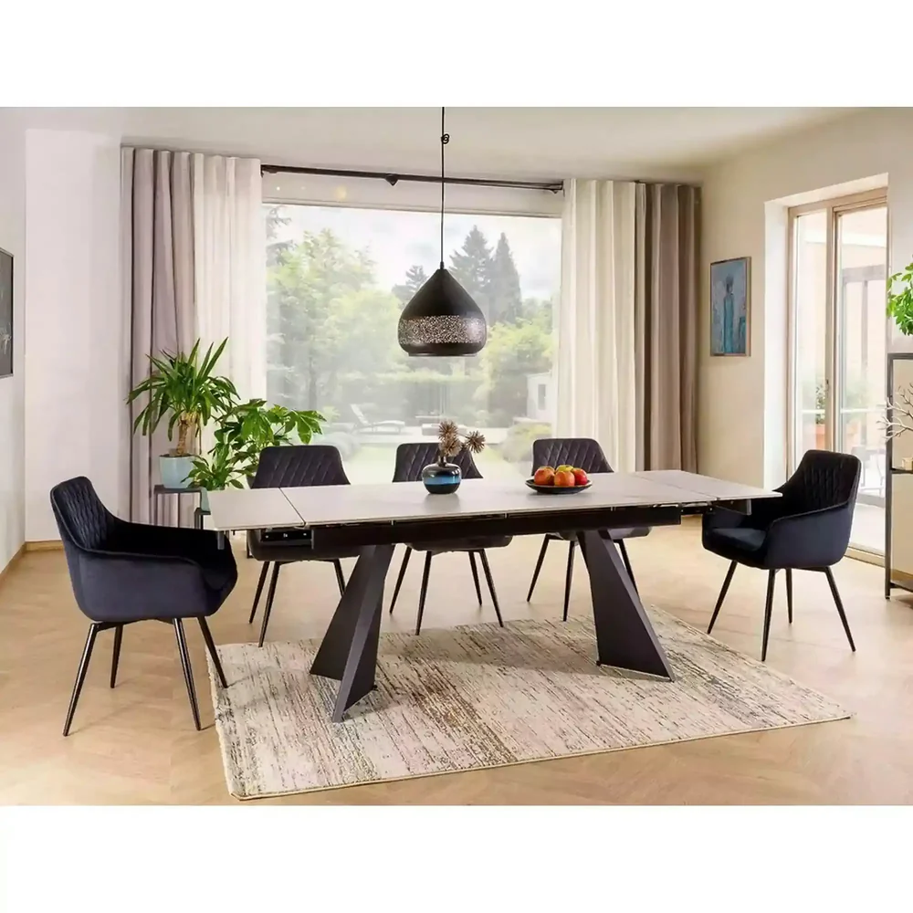 Scaun MARLO – 55x58x88 cm, bej închis Bluvel 19 / negru [3]