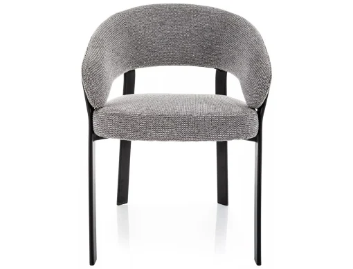Scaun Nagoja 254 gri/negru mat - H79 cm [2]