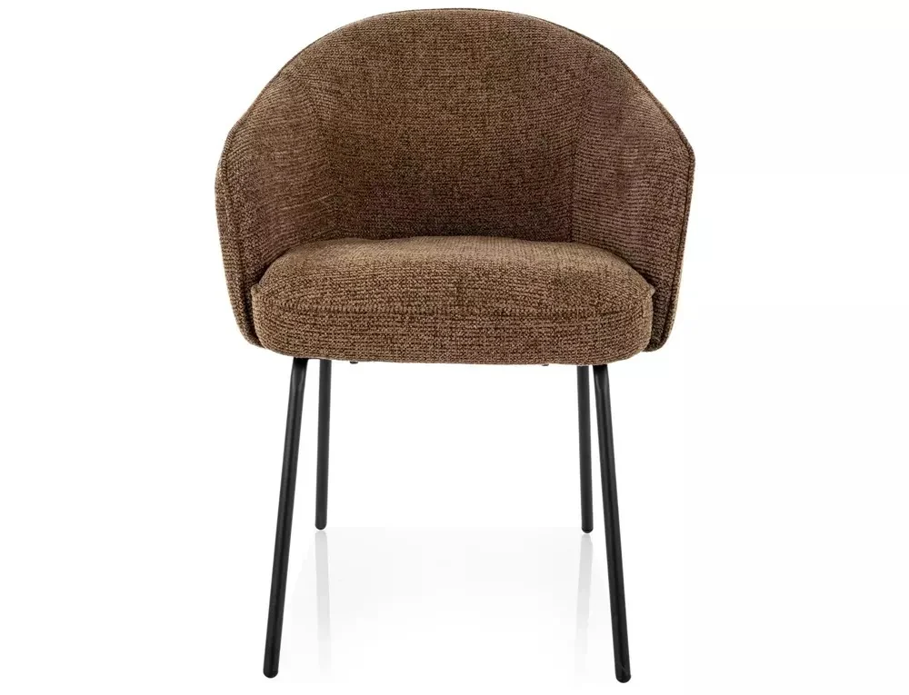 Scaun NAO NOELLE – 51x60x82 cm, cappuccino 45 / negru mat [2]