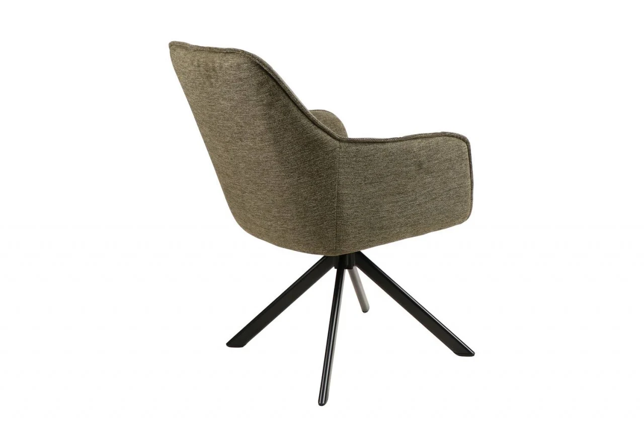 Scaun NOTTI BREGO – 55x45x83 cm, olive / negru [2]