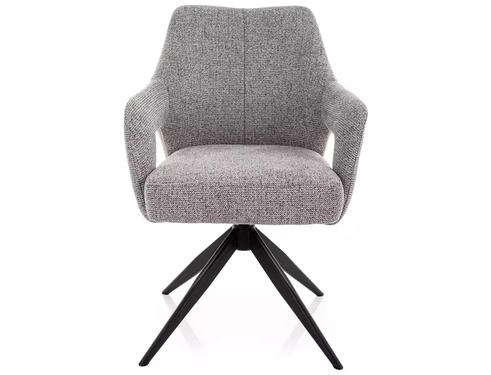 Scaun OLSEN NOELLE – 48x59x86 cm, gri / negru mat [3]