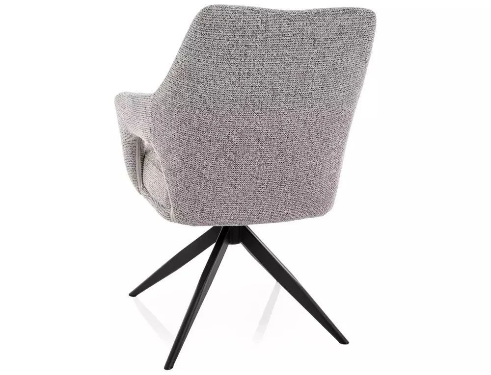 Scaun OLSEN NOELLE – 48x59x86 cm, gri / negru mat [2]