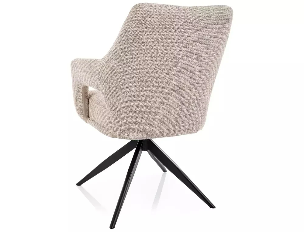 Scaun OLSEN NOELLE – 48x59x86 cm, bej / negru mat [2]