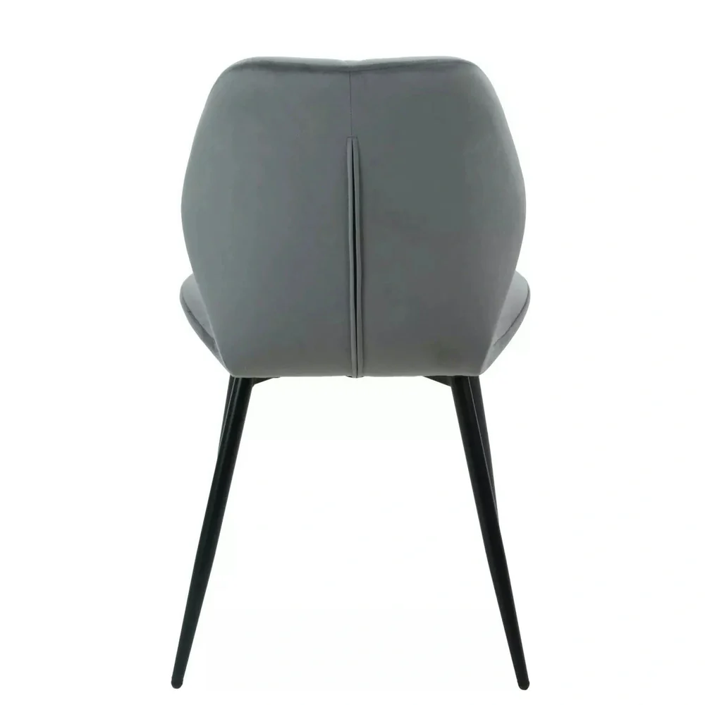 Scaun RICK – 48x56x86 cm, gri Bluvel 14 / negru, stofă catifelată / metal [5]