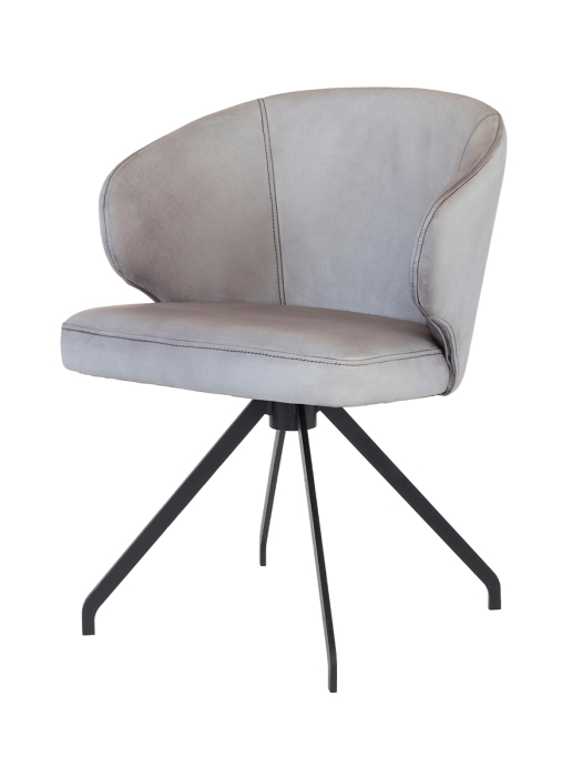 Scaun Rotativ DEX - 53 x 60 x 84 cu Picioare Metalice [2]