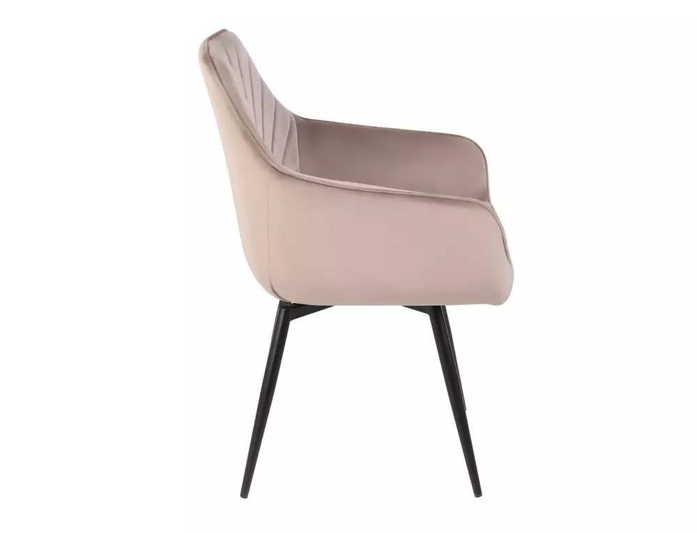 Scaun SERVIO VELVET – 55x58x88 cm, bej închis Bluvel 40 [4]