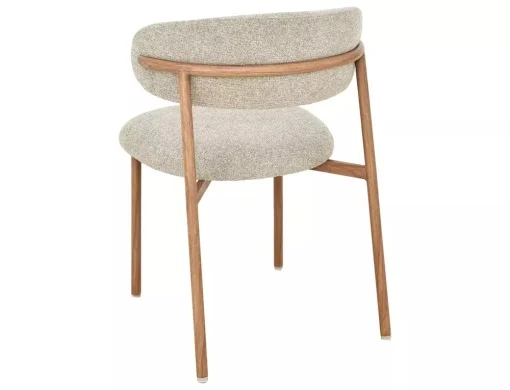 Scaun tapițat Elton II 253 - 56x46x80 cm , bej/stejar [2]