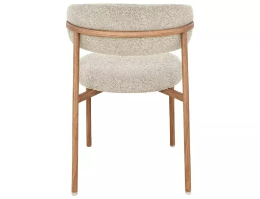 Scaun tapițat Elton II 253 - 56x46x80 cm , bej/stejar [4]