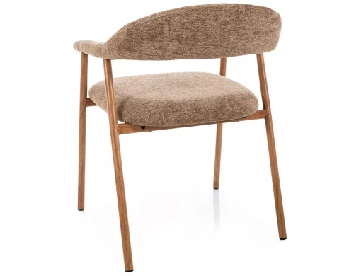 Scaun tapițat Lagos D Raven - 49x57x76 cm, latte 34 / stejar [2]