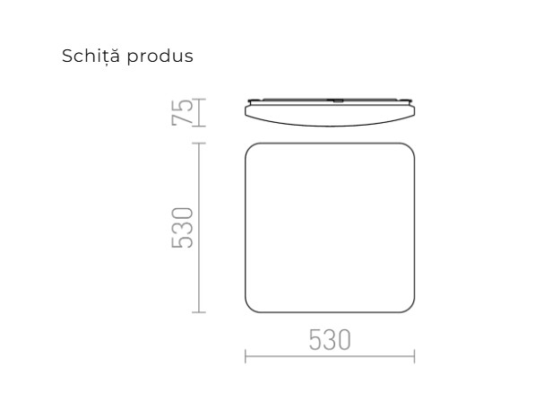 SEMPRE SQ 53 - CORP DE ILUMINAT DE TAVAN CU SENZOR [3]